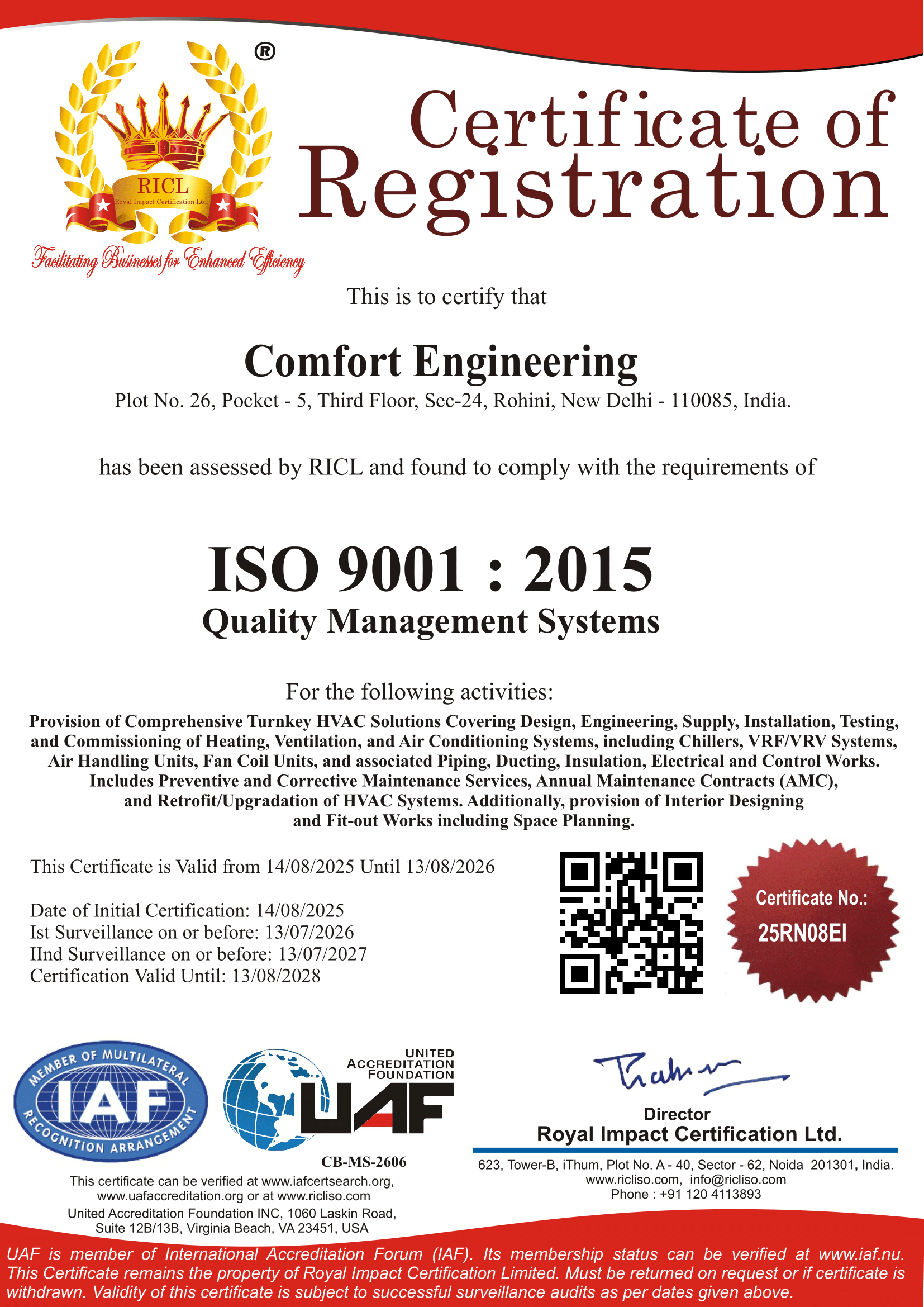 ISO9001 Certified Company